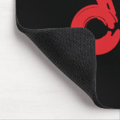 Rode LEO Sterrenbeeld Juli Augustus Verjaardag Ast Muismat (Hoek)