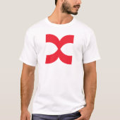 Rode Letter X Monogram T-shirt (Voorkant)