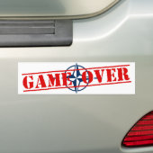 Rode letters van het NAVO-geblog Bumpersticker (Op auto)