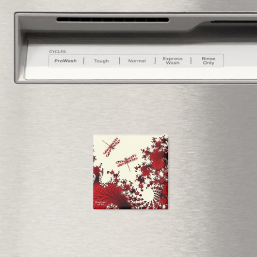 Rode libel magneet (Insitu (Vaatwasser))