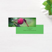 Rode Libel Natuur Mini Boekmerk Visitekaartjes (Bureau)