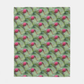 Rode Libel Natuur Patroon Fleece Deken (Voorkant)