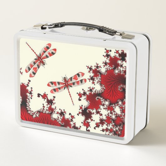 Rode libellen Aangepaste naam Lancering Box (Achterkant)