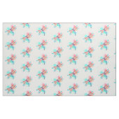 Rode libellen op waterverf achtergrond stof (Fat Quarter)