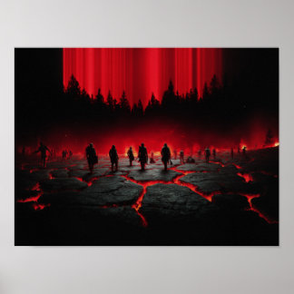 Rode Licht Kruistocht: Donkere Fantasie Oorlog bij Poster