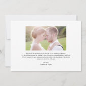 Rode Liefde en Bedankt Retro Fotobruiloft (Achterkant)