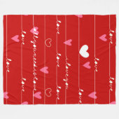 rode liefde je deken (Voorkant (Horizontaal))