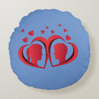 Rode liefdes kussen romantisch huis decor accent