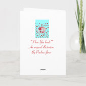 rode liefdesharten met witte boeg romantisch kaart (Achterkant)