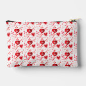 Rode liefdeshartjes schattig etui (Achterkant)