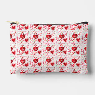 Rode liefdeshartjes schattig etui