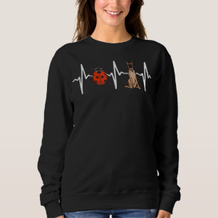Rode lieveheersbeestje Belgische Malinoi Heartbeat Trui