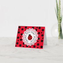 Rode lieveheersbeestje Dank u Opmerkingen