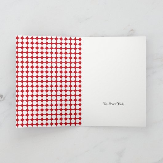 Rode Lieveheersbeestje Kinderverjaardagsfeestje Be Bedankkaart (Binnen)