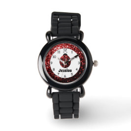 Rode lieveheersbeestje lieveheersbeestjes Aangepas Horloge