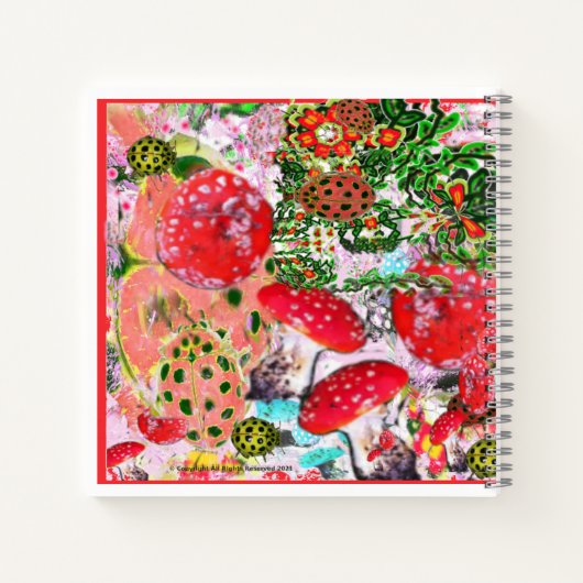 Rode Lieveheersbeestjes ABC Letter Tracing  Notitieboek (Achterkant)