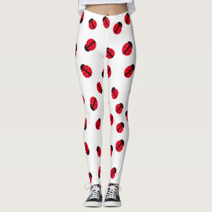 Rode Lieveheersbeestjes Broek Leggings