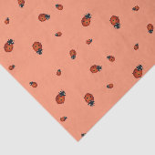 Rode Lieveheersbeestjes Tissuepapier (Detail)