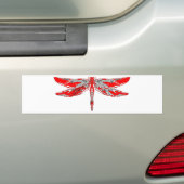 Rode lieveling bumpersticker (Op auto)