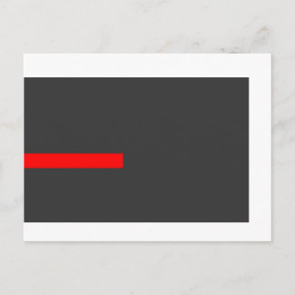 Rode lijn briefkaart