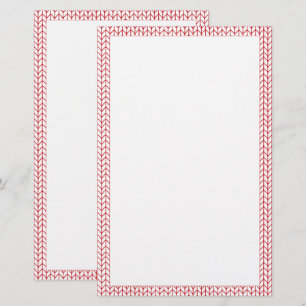 RODE LIJN KNIT 5.5x8.5 Papier