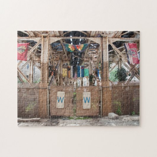 Rode lijn Paradise Legpuzzel (Horizontaal)