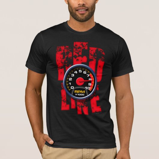 Rode lijn T-shirt (Voorkant)