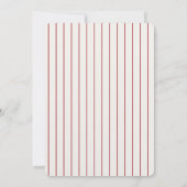 Rode lijn tekening 30ste verjaardag kaart (Achterkant)