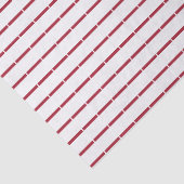 Rode lijn tissuepapier (Detail)