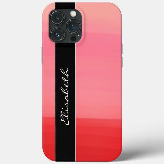 Rode lijnen Case-Mate iPhone case (Achterkant)
