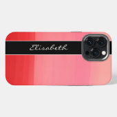 Rode lijnen iPhone hoesje (Achterkant horizontaal)