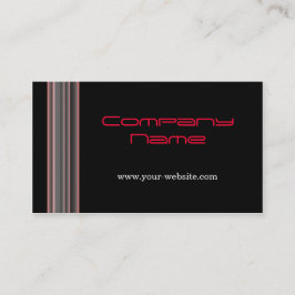 Rode lijnen visitekaartje