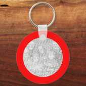Rode Lijst Sleutelhanger (Voorkant)