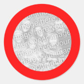 Rode Lijsten Sticker (Voorkant)