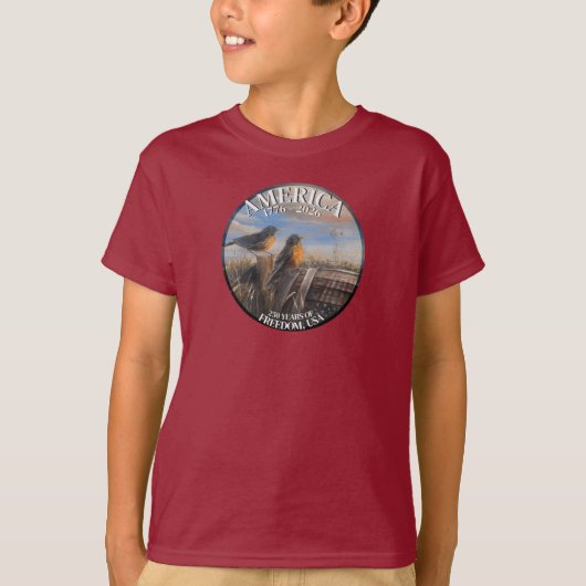 Rode lijsters 250 VS T-shirt (Voorkant)