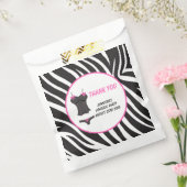 Rode lingeriefeest bedankt bedankzakje (Gezegeld)