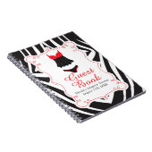 Rode lingeriefeest  notitieboek (Rechterzijde)