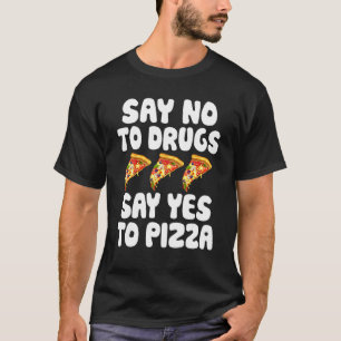 Rode Lint Bewustzijn Nee Tegen Drugs Ja Tegen Pi T-shirt