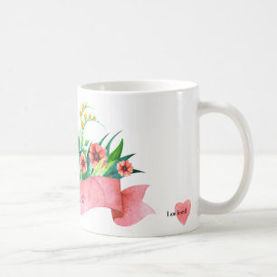 Rode Lint Bloemenmok Koffiemok