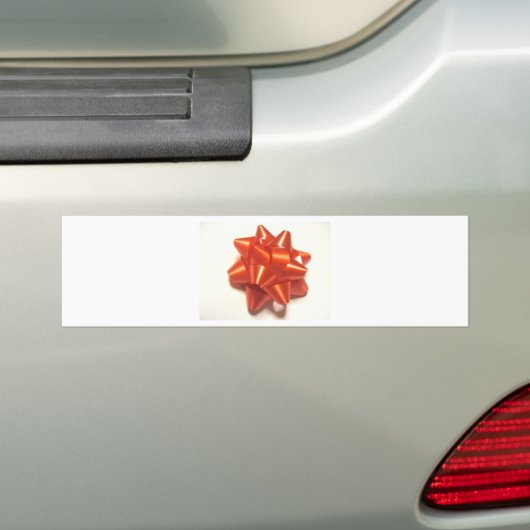 Rode lint bumpersticker (Op auto)