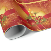 Rode lint cadeaupapier (Rol Hoek)