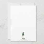  rode lint en holly Gift of Love text Feestdagenkaart (Achterkant)