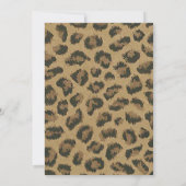 Rode lint en luipaard Afstuderen Kaart (Achterkant)