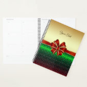 Rode Lint Goud Kerst Planner (Display)