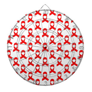 Rode Lint Patroon Dartbord