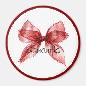 Rode lint rand  magneet (Voorkant)