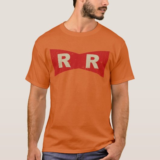 Rode Lint Vintage Logo T-shirt (Voorkant)