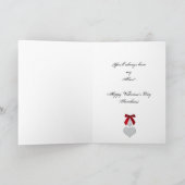 -Rode linten en harten - Valentijnsdag Feestdagen Kaart (Binnen)