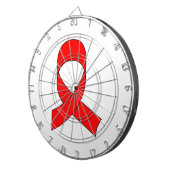 Rode linttekening dartbord (Voorkant Rechts)