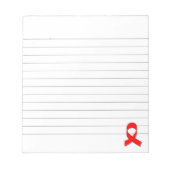 Rode linttekening notitieblok (Voorkant)